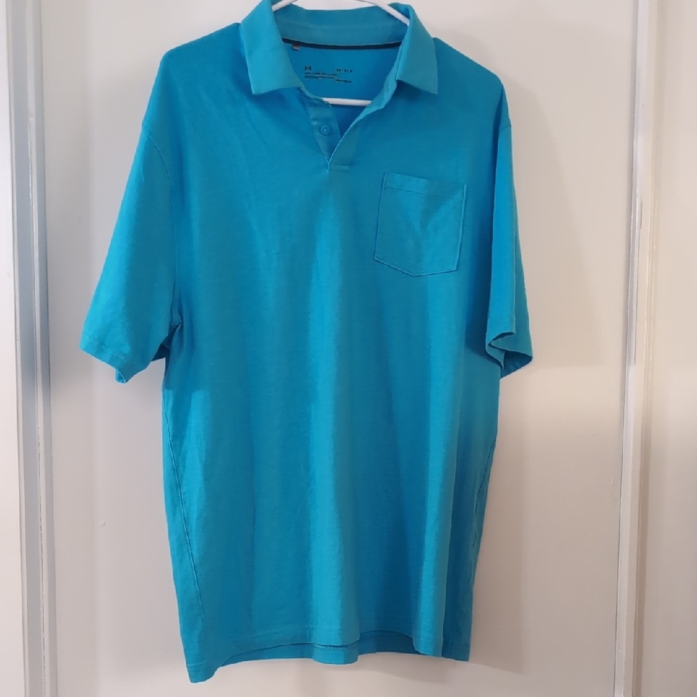 LG Vibrant Teal Polo Shirt